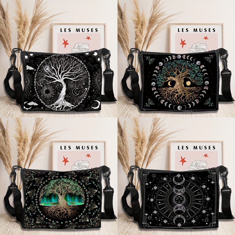 Adjustable Black Crossbody Bag