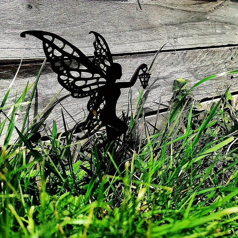 3PCS Metal Garden Fairy Outdoor Decorative Patio, Lawn or Planter