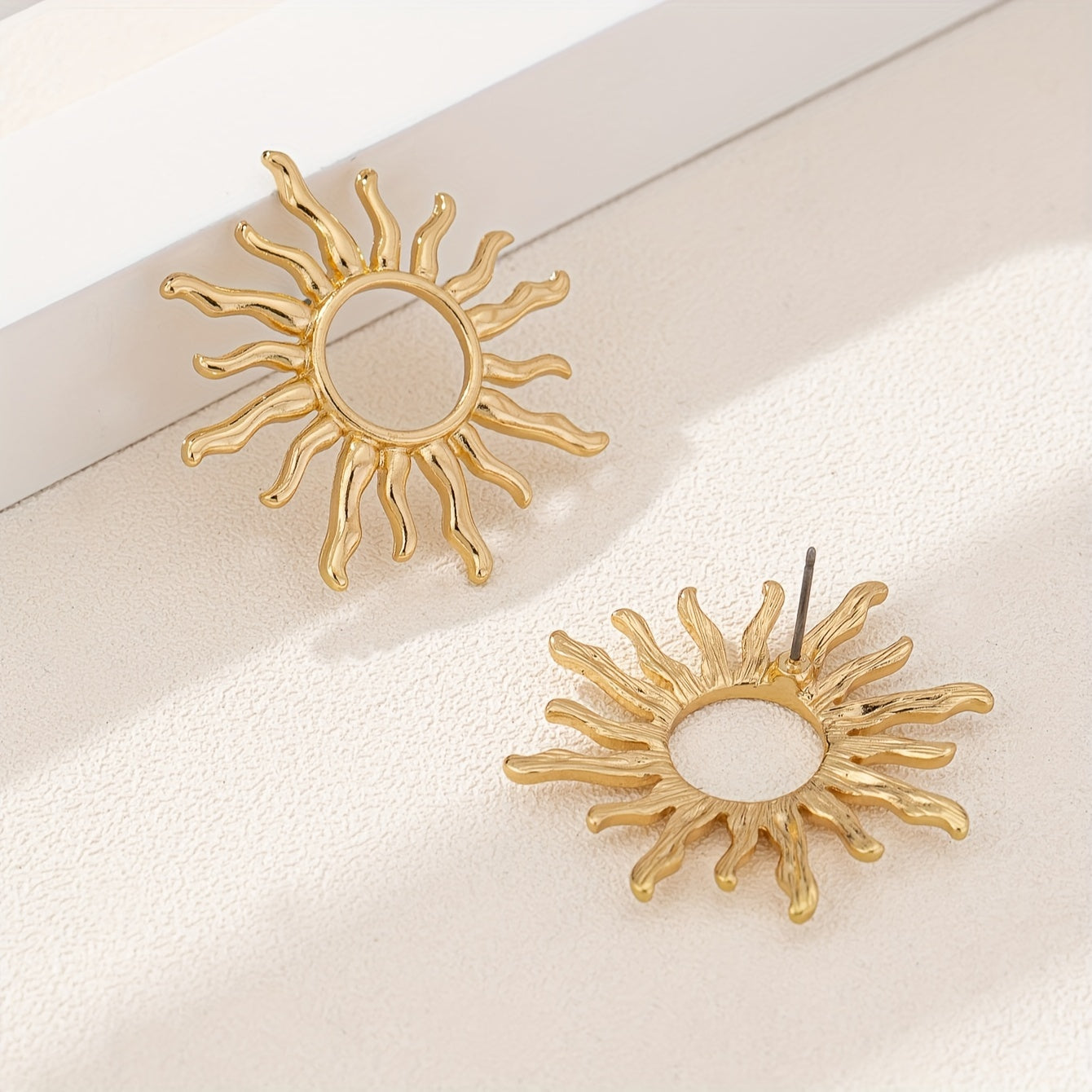 Boho Vintage Sunshine Stud Earrings,