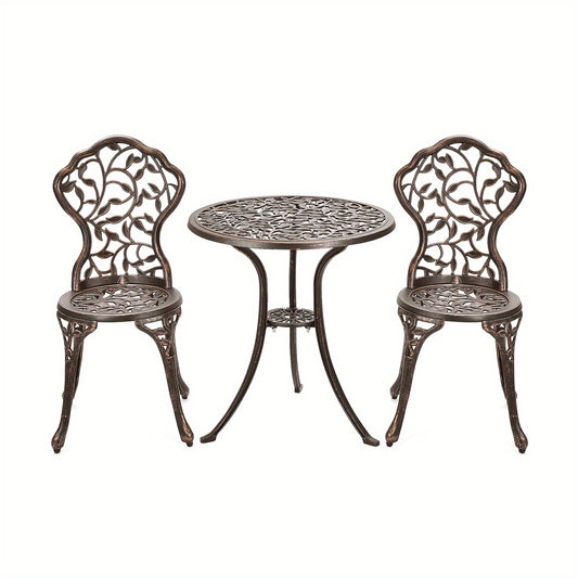 3-Piece Outdoor Bistro Set, in Antique Bronze