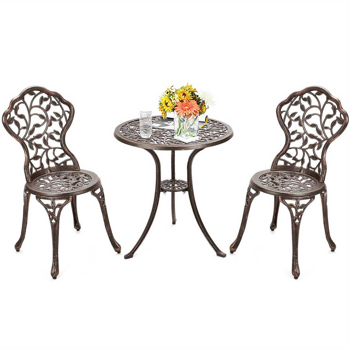 3-Piece Outdoor Bistro Set, in Antique Bronze