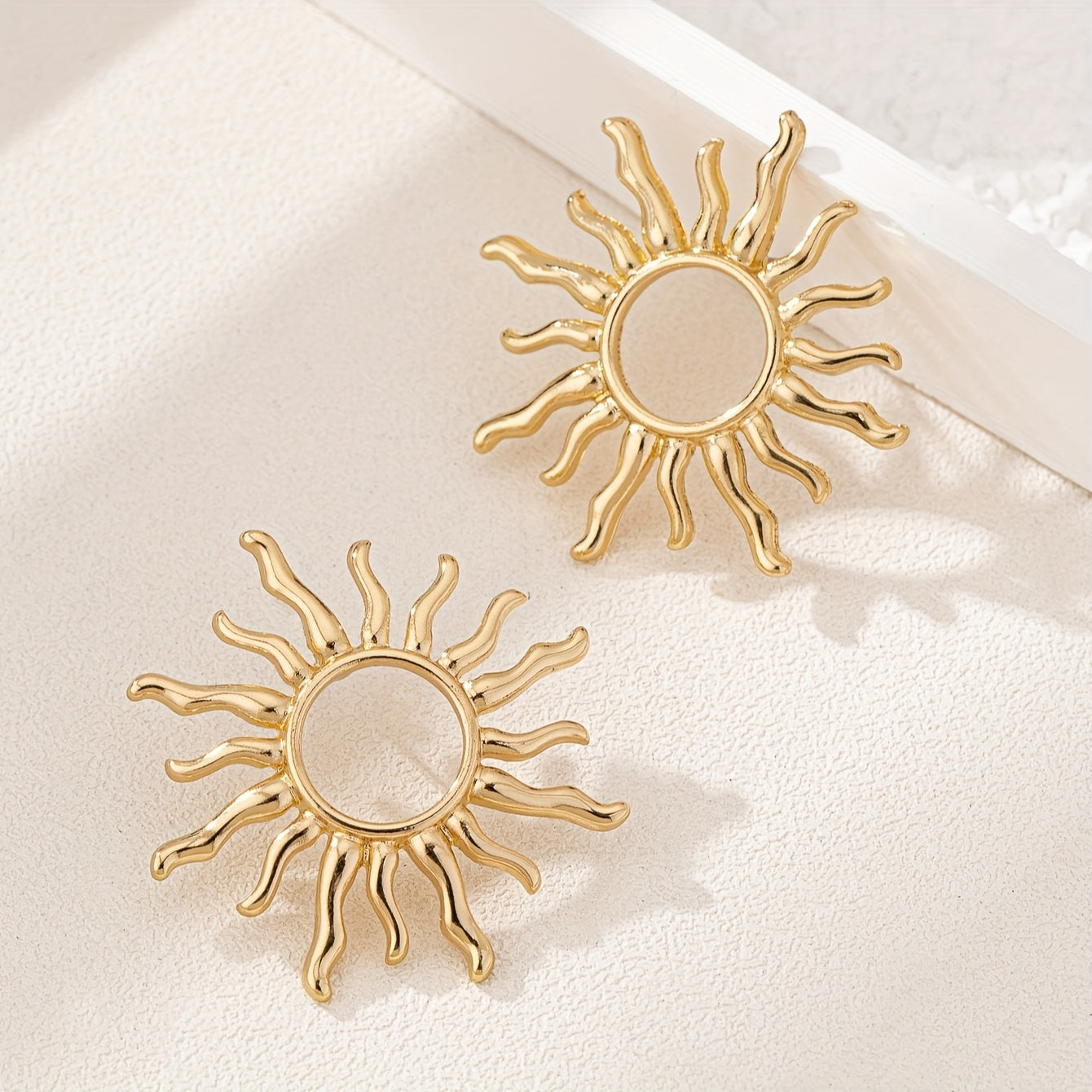 Boho Vintage Sunshine Stud Earrings,