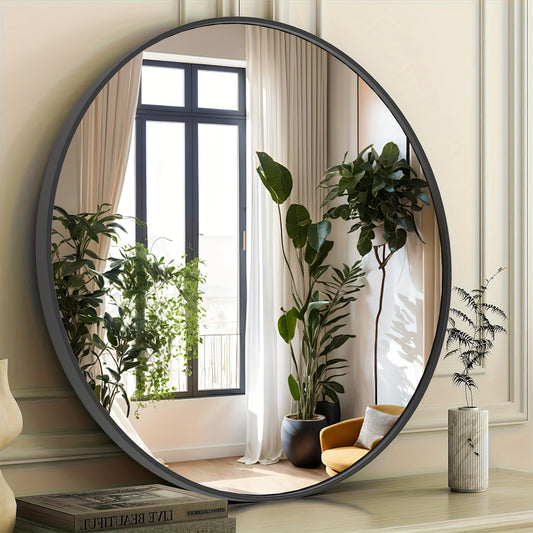 Round Metal Wall Mirror in 3 Sizes