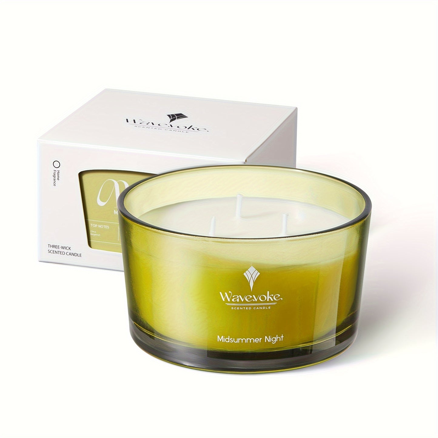 -Classic Woodsy 3-Wick Soy Candles 7.77oz