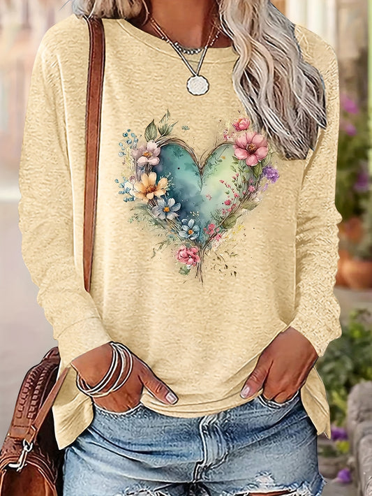 Crew Neck Casual Sweatshirt